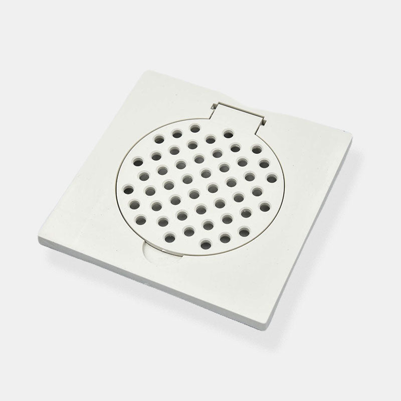 UPVC 白色地板陷阱 KIWI 6"