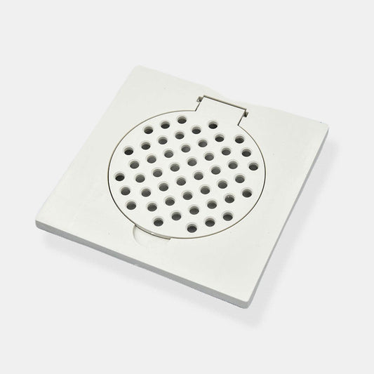 UPVC WHITE FLOOR TRAP KIWI 6"