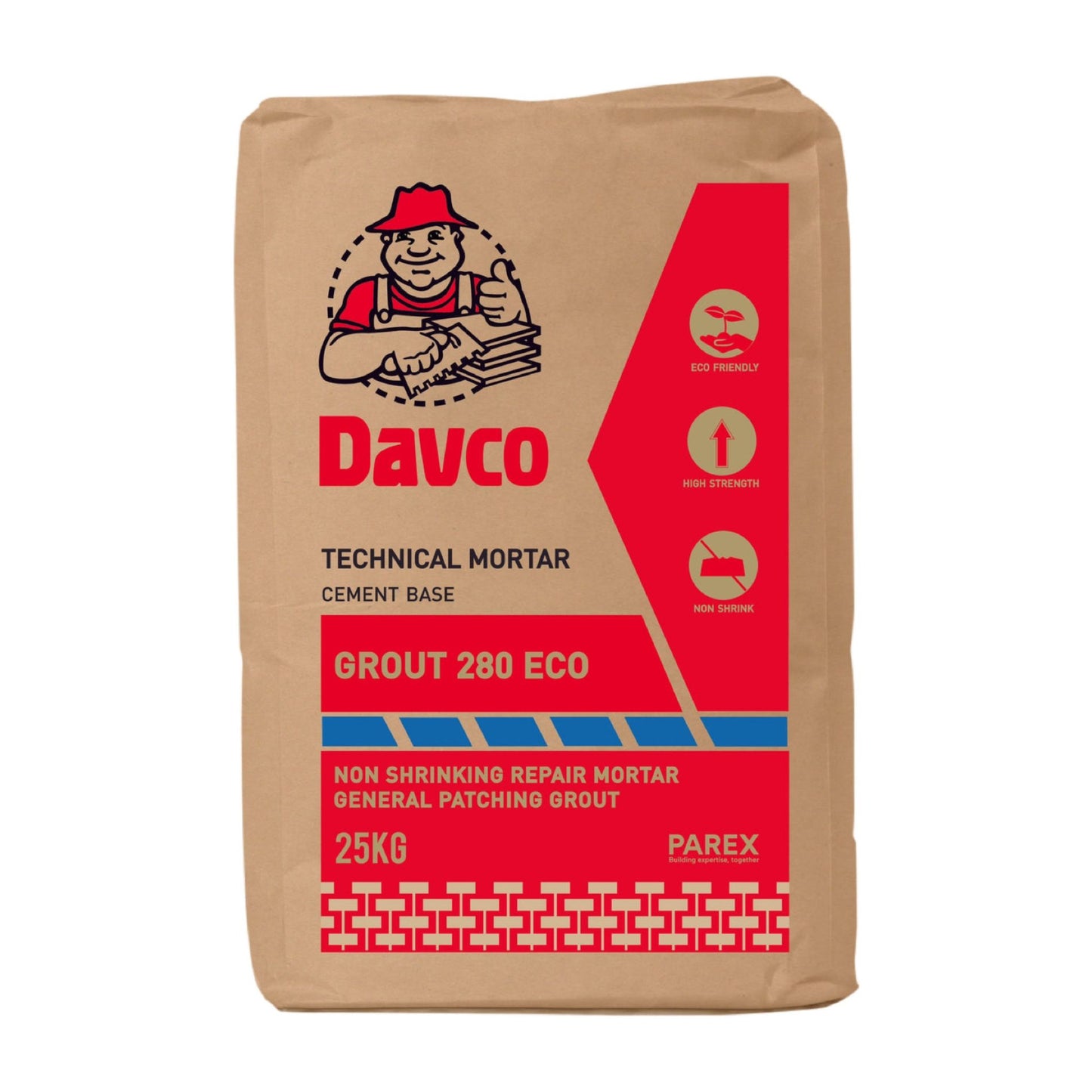 NON-SHRINK GROUT 280 ECO DAVCO 25KG