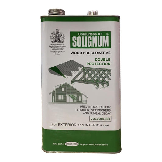 SOLIGNUM COLOURLESS AZ WOOD PRESERVATIVE 5L